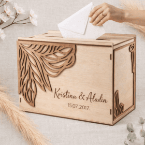 Personalizirana drvena kutija za koverte