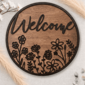 Drvena dekoracija “Welcome”
