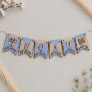 Personalizirana drvena girlanda s imenom